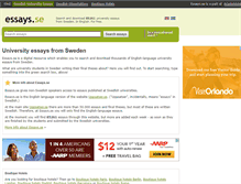 Tablet Screenshot of essays.se